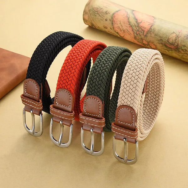 FlexBelt – Ceinture Élastique Tressée Unisexe Sport & Casual