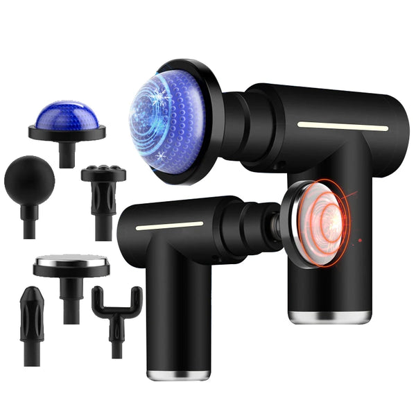 AuraRelax Pro — Pistolet de Massage 6 Têtes